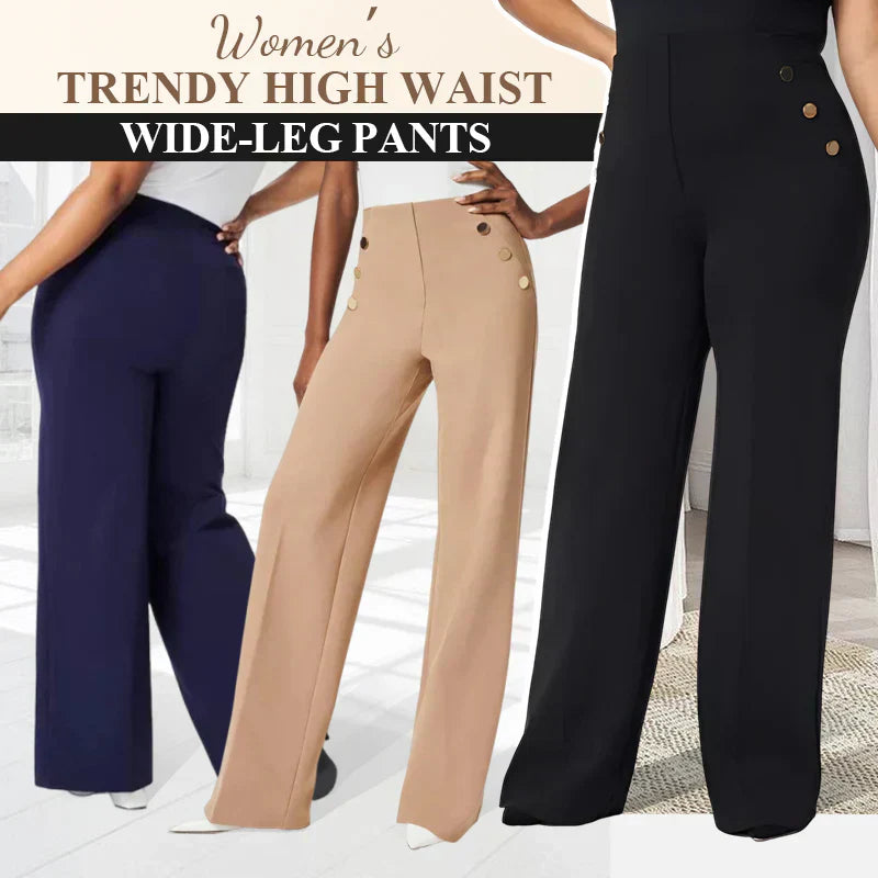 ¡Descuento del 53%! Pantalón muy elástico con cierre de botón, de pierna ancha – favorece la figura, 3 longitudes, súper cómodo 🏃‍♀️👖✨