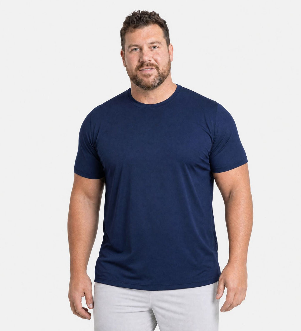 Camiseta esencial de bambú – Pack de 4, suave y transpirable