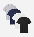 Camiseta esencial de bambú – Pack de 4, suave y transpirable