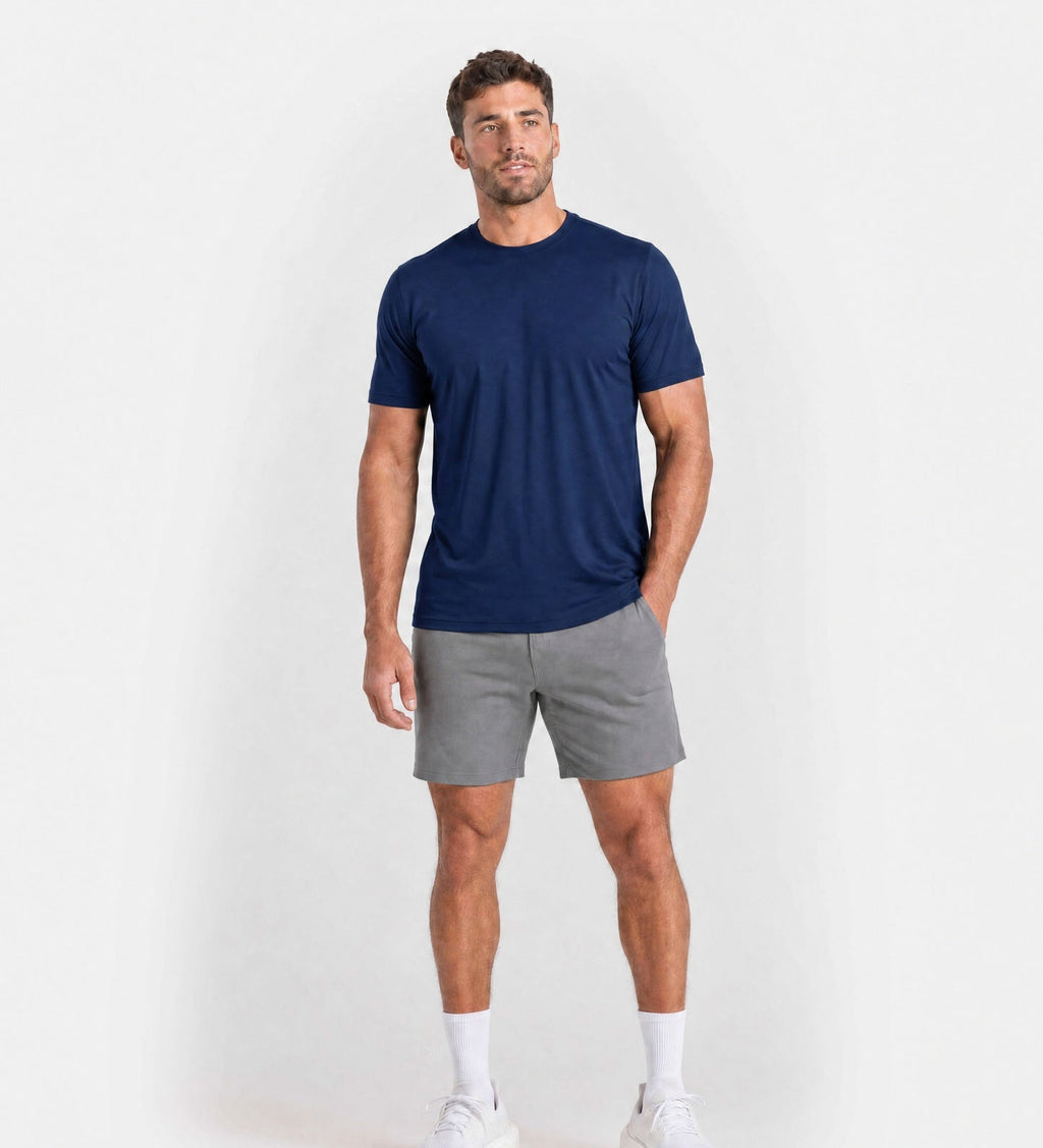 Camiseta esencial de bambú – Pack de 4, suave y transpirable