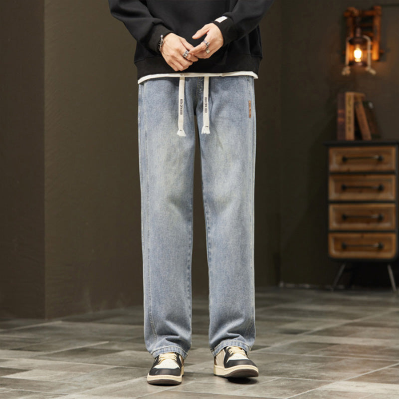 🔥Nueva colección 2026: Jeans rectos sueltos para hombres, con estilo y comodidad