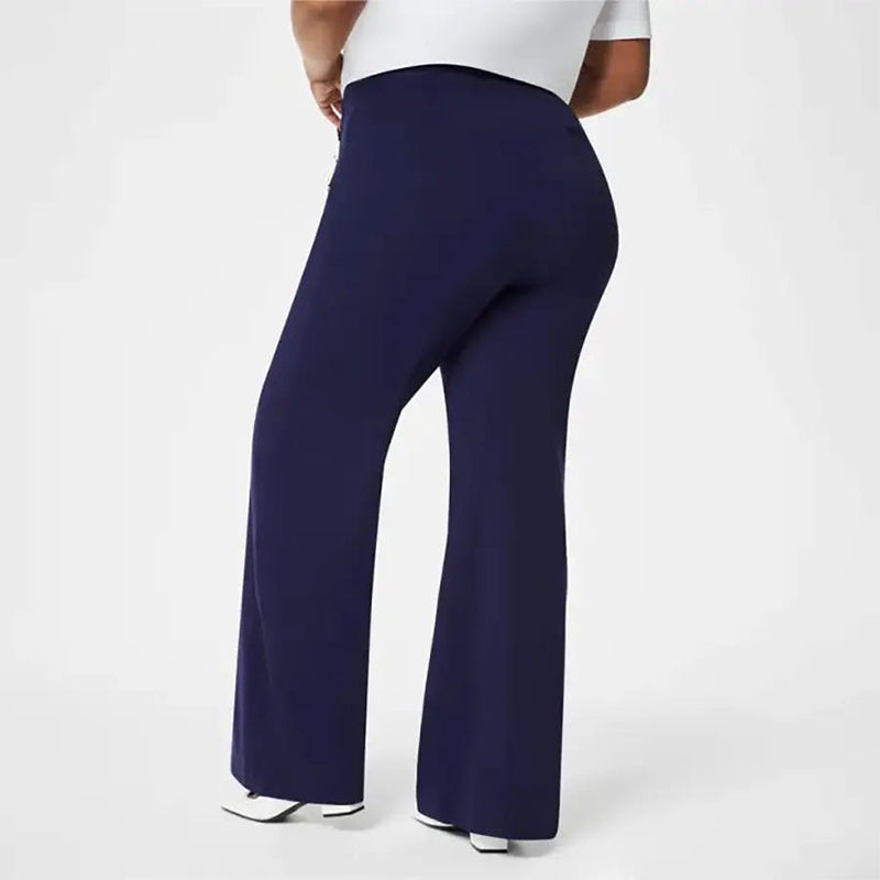 ¡Descuento del 53%! Pantalón muy elástico con cierre de botón, de pierna ancha – favorece la figura, 3 longitudes, súper cómodo 🏃‍♀️👖✨