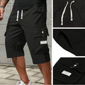 Pantalón cargo 3/4 casual para hombres con cordón ajustable – cómodo, versátil y con estilo ✨🔥